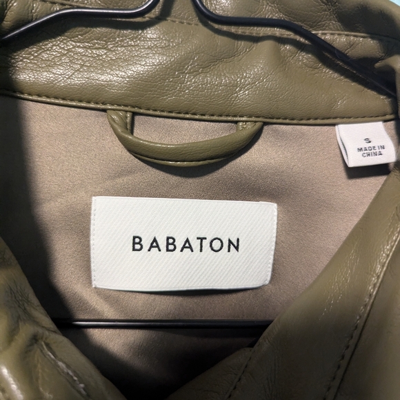 Aritzia Babaton vegan leather jacket, small - Picture 4 of 4